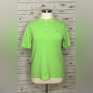 Polo Ralph Lauren green cotton polo shirt Size XL (18-20)